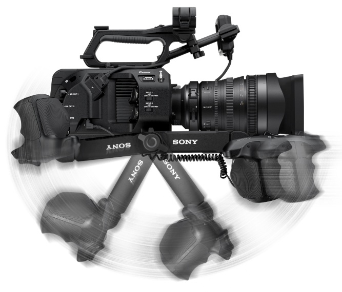 Brazo ajustable con empuñadura